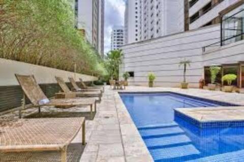 Apart Com Sacada E Piscina São Paulo Eksteriør billede