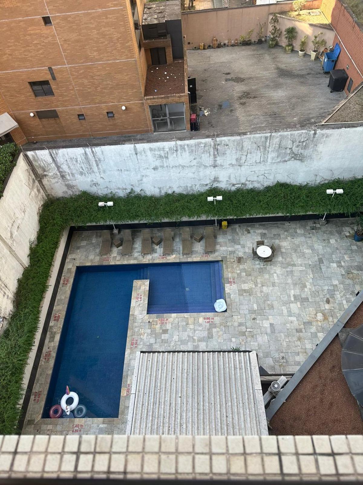 Apart Com Sacada E Piscina São Paulo Eksteriør billede